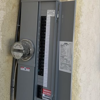 Hardwired Electric Services - Panel upgrade new 200A solar rated Siemens - Electricians Near Me