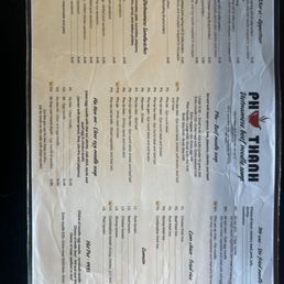 Updated menu 2025 Updated menu 2025
