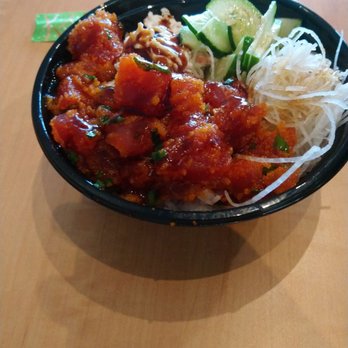 Aloha Cones - Wasabi Masago ahi poke bowl - Sushi Bars Near Me - Honolulu, Hawaii
