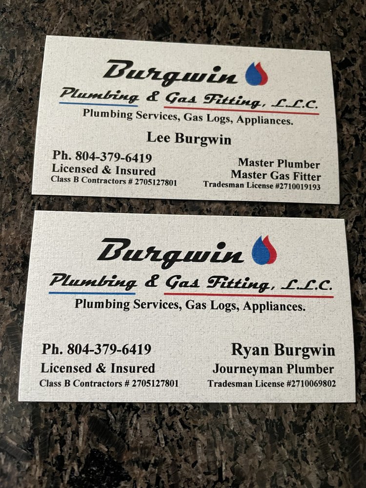 Slide of Burgwin Plumbing & Gas Fitting