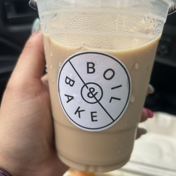 Boil & Bake - Iced Chai tea - Bagels Near Me - Costa Mesa, California Boil & Bake - Iced Chai tea - Bagels Near Me - Costa Mesa, California