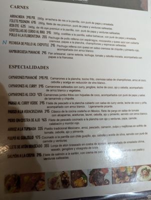Menu photo 3 Mahache Isla Mujeres, ROO Menu photo 3 Mahache Isla Mujeres, ROO