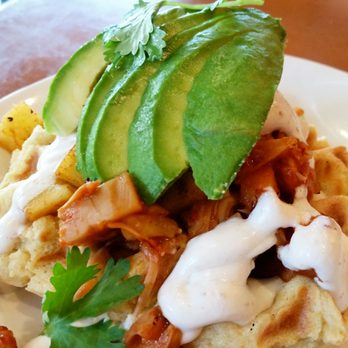 Native Foods - Al pastor jackfruit waffle - Desserts Near Me - Glendale, Colorado Native Foods - Al pastor jackfruit waffle - Desserts Near Me - Glendale, Colorado