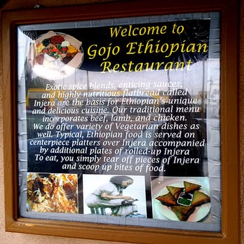 Gojo Ethiopian Restaurant - Sign outside the restaurant. - Ethiopian Near Me - Phoenix, Arizona Gojo Ethiopian Restaurant - Sign outside the restaurant. - Ethiopian Near Me - Phoenix, Arizona