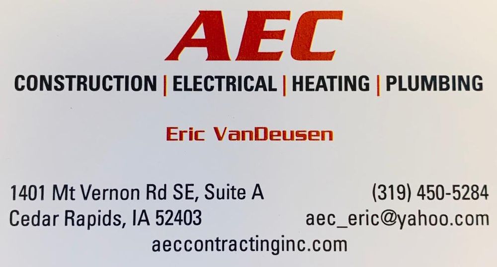 Slide of AEC Contracting