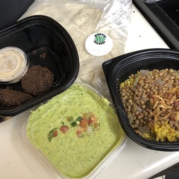 Pita Jungle - Vegan falafel, cilantro jalapeño hummus and lentils/rice - Mediterranean Near Me - Phoenix, Arizona