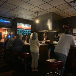 people sitting at the bar