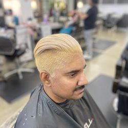 The Barbera Shop - Full bleach and cut by austin