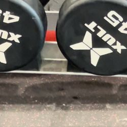 24/7 Get Fit Foothills - Dirt is so thick you can't even read the weight number.