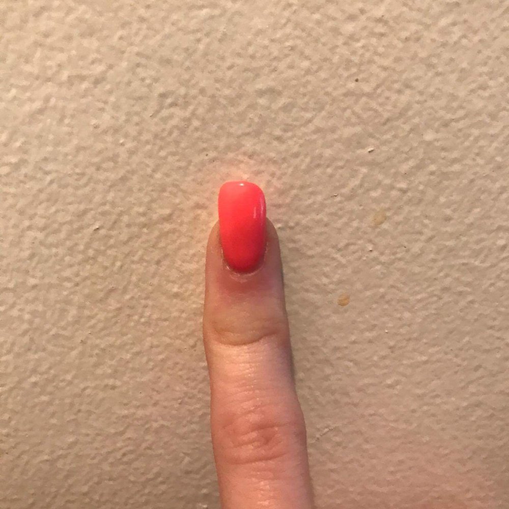 VIP Nails - Vip nails crawfordsville indiana. Uneven done by them. - Nail Salons Near Me - Crawfordsville, Indiana