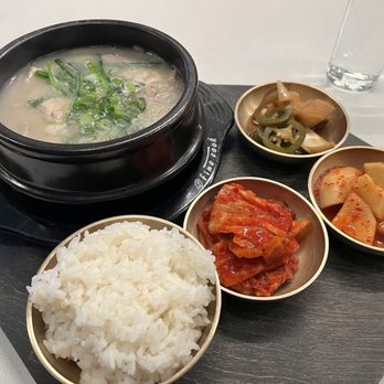 Sungho - Their signature pork bone broth soup - Korean Near Me - San Francisco, California