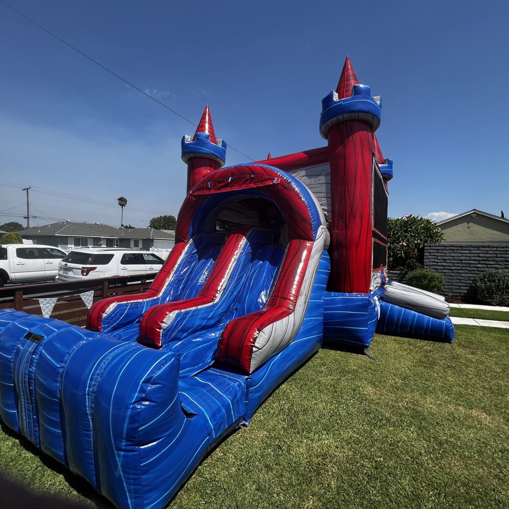 Obstacle Course Jump House Water Slide Costway Inflatable Bounce