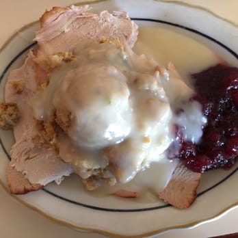 Cleburne Cafeteria - Turkey and dressing!  My favorite! - American Near Me - Houston, Texas