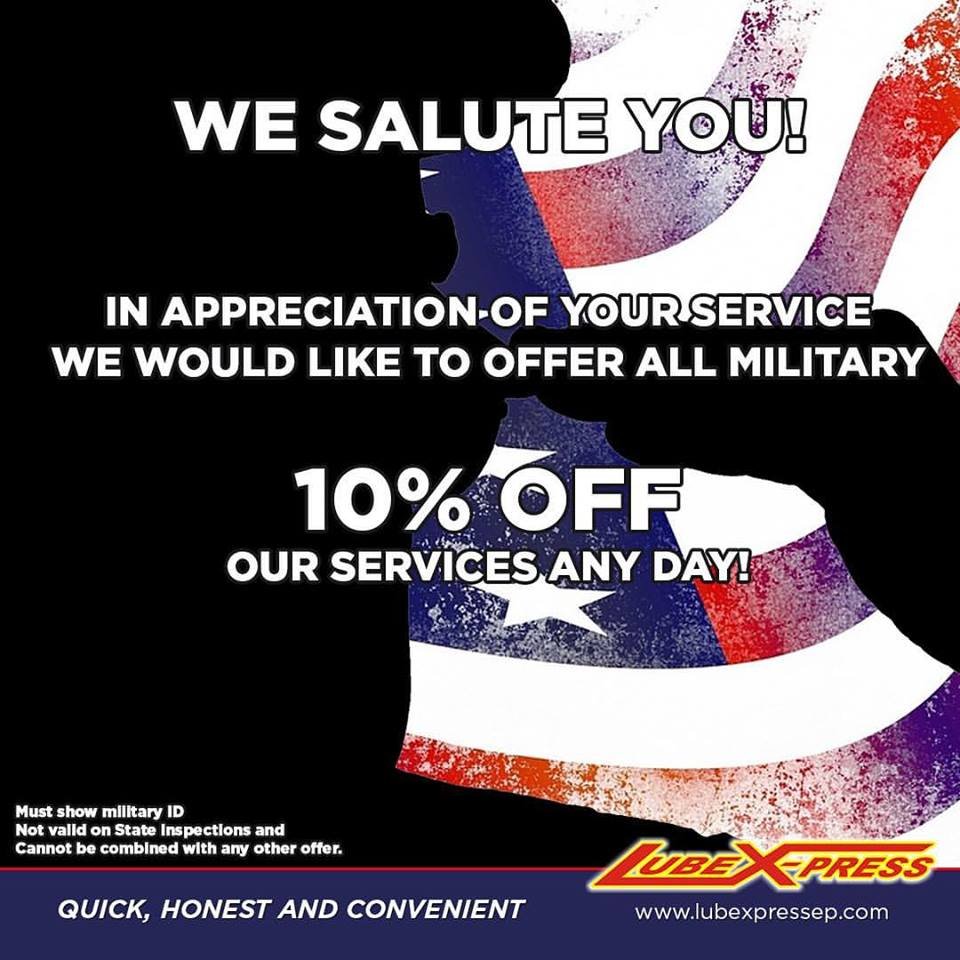 LUBE XPRESS 647 Horizon Blvd, Socorro, TX Yelp