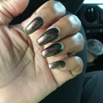 BB Nails - Bad nail job... and yes that is dried up acrylic on my hands! #Messy - Nail Salons Near Me - Murfreesboro, Tennessee BB Nails - Bad nail job... and yes that is dried up acrylic on my hands! #Messy - Nail Salons Near Me - Murfreesboro, Tennessee