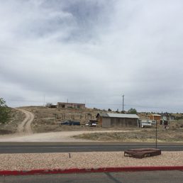 This is the luxurious view from the front of the hotel across the street. Yes, beautiful Peach Springs, AZ. This is the luxurious view from the front of the hotel across the street. Yes, beautiful Peach Springs, AZ.
