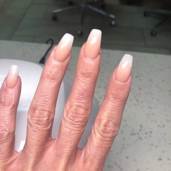 Fancy Nails - Beautiful natural ombre look - Nail Salons Near Me - Gilroy, California