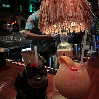Stowaway - Rum Runner and Painkiller drinks - Tiki Bars Near Me - Tustin, California