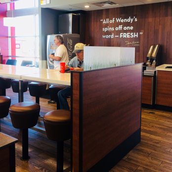 Wendy's - Love the wood paneling paired with Corina countertops and a stainless steel Coke dispenser - Fast Food Near Me - Peoria, Arizona Wendy's - Love the wood paneling paired with Corina countertops and a stainless steel Coke dispenser - Fast Food Near Me - Peoria, Arizona