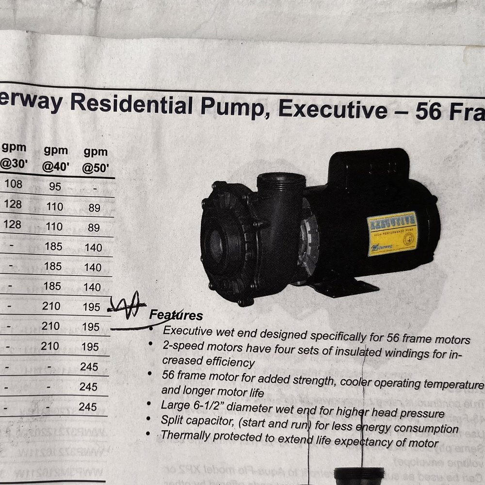 Picture of the pump we need to replace.