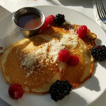 Zakes Cafe - Honey & Lemon pancakes with homemade caramel sauce. - New American Near Me - Fort Washington, Pennsylvania