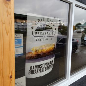 Grit City Breakfast - Outside window - Breakfast & Brunch Near Me - Tacoma, Washington Grit City Breakfast - Outside window - Breakfast & Brunch Near Me - Tacoma, Washington