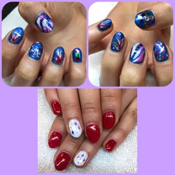 Salon Moda Fina - Fourth of July nails done by Kristi with gel polish! - Nail Salons Near Me - Scottsdale, Arizona Salon Moda Fina - Fourth of July nails done by Kristi with gel polish! - Nail Salons Near Me - Scottsdale, Arizona