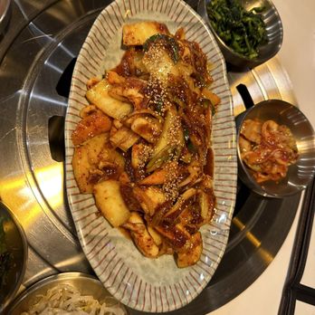 Korea Garden - Spicy stir fried squid - Korean Near Me - Honolulu, Hawaii
