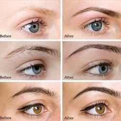 Urban Beauty Lounge - Before & After Marilyn Brow!! Brow tint with a precision brow shaping.