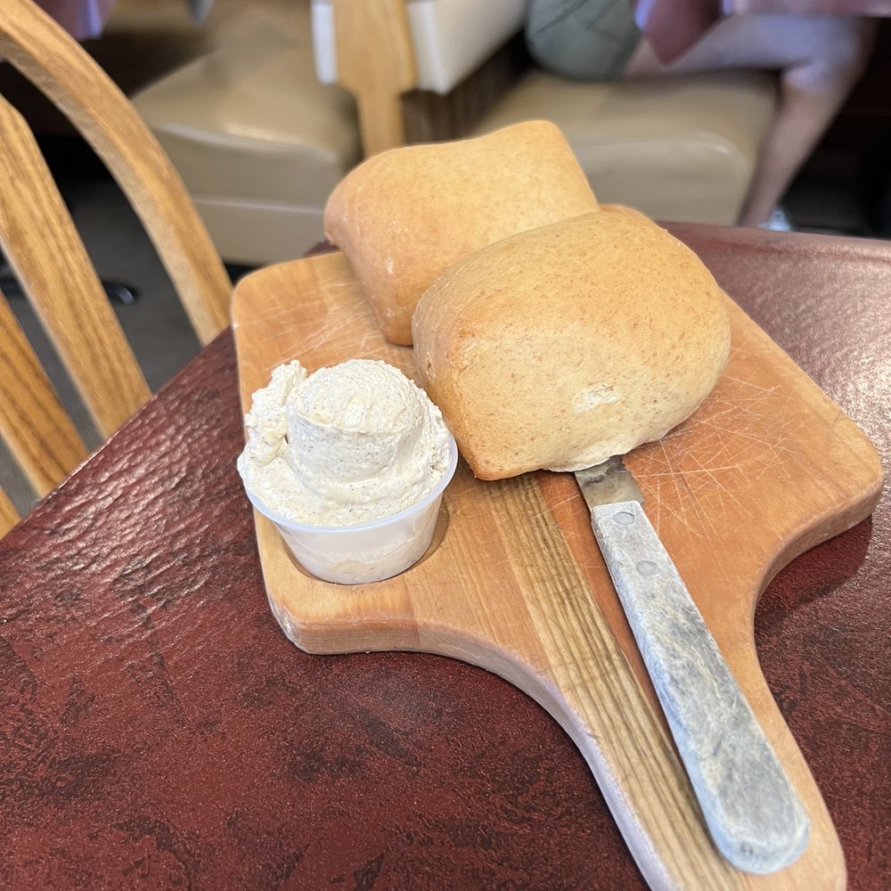 Carriage Crossing Restaurant and Bakery - These biscuit/roll mash up buns are extremely good.  I could have just had this. - Bakeries Near Me - Yoder, Kansas