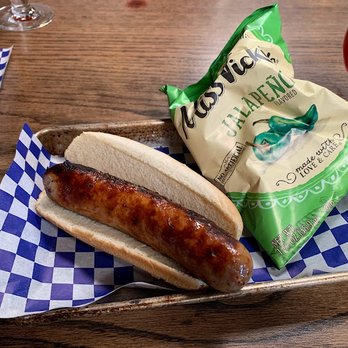 Maple Branch Craft Brewery - Bratwurst plate - Breweries Near Me - Fort Worth, Texas