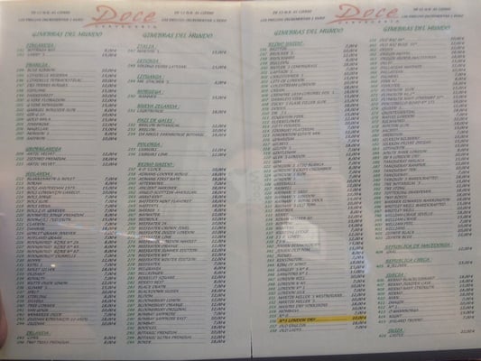 Menu photo 2 Doce Valencia, V