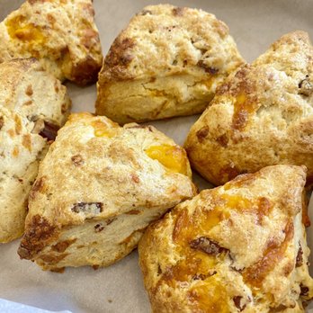 Salt and Sugar Texas - Cheddar & bacon scones - Caterers Near Me Salt and Sugar Texas - Cheddar & bacon scones - Caterers Near Me