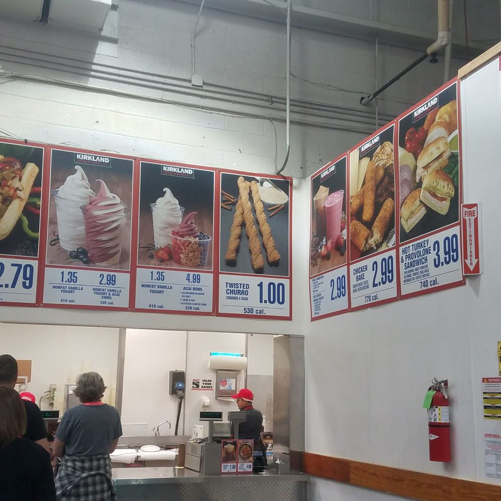 Costco Wholesale - food court menu - Wholesale Stores Near Me - Fairfax, Virginia