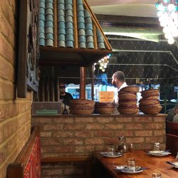 Alounak Restaurant - Bread making station