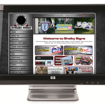 Modern Web Studios and Tech Support Inc. - Custom Website designed and hosted by Modern Web Studios for Shelby Signs in Shelby NC... http://shelbysigns.com check it out! - Web Design Near Me