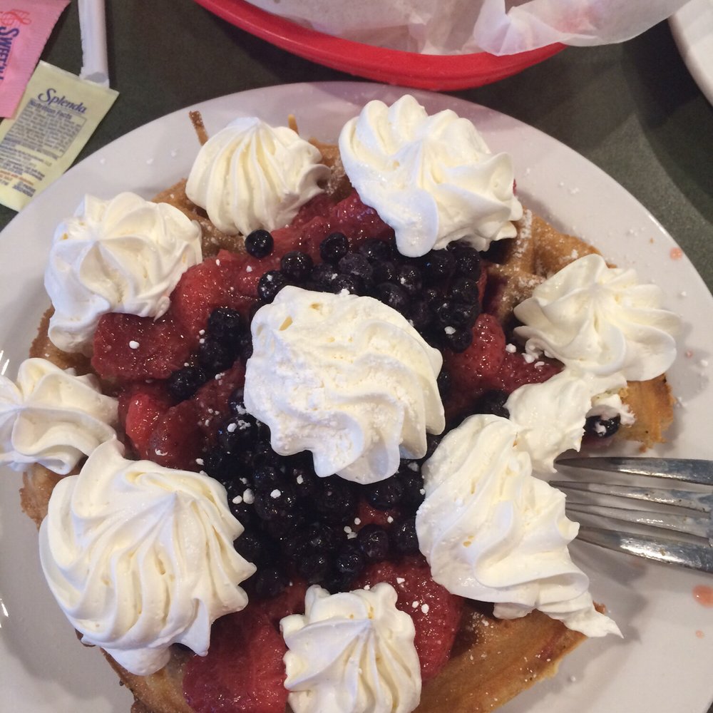Annie's Cafe - Temecula - Red, White, and Blue waffle. So good!! - Breakfast & Brunch Near Me - Temecula, California Annie's Cafe - Temecula - Red, White, and Blue waffle. So good!! - Breakfast & Brunch Near Me - Temecula, California