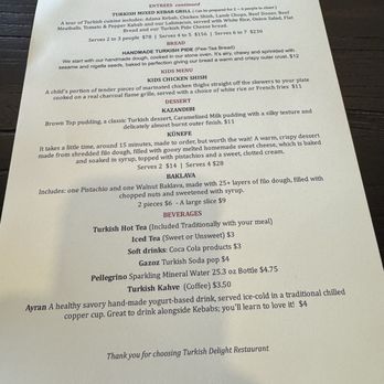 Turkish Delight - Menu - Food Trucks Near Me Turkish Delight - Menu - Food Trucks Near Me