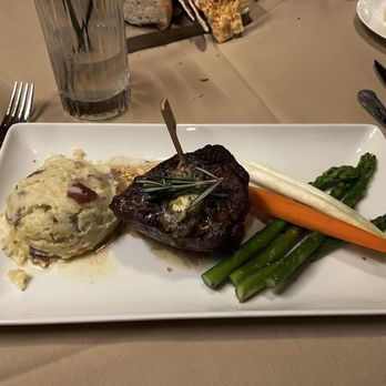 Hugo's Cellar - Filet Mignon sent back twice due to too raw inside - American Near Me - Las Vegas, Nevada