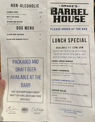 Menu photo 5 Drake's Barrel House San Leandro, CA Menu photo 5 Drake's Barrel House San Leandro, CA