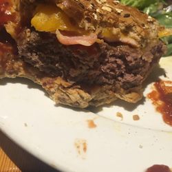 Stokers Lodge - This is a half pound steak burger!