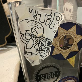Empresso Coffeehouse - Tip jar that made me smile - Coffee & Tea Near Me - Stockton, California
