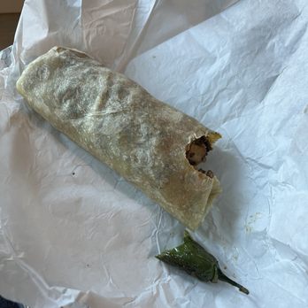 Crest Taco - Al pastor burrito with a side of grilled chilis . Worth the price , flavor was great. - Breakfast & Brunch Near Me - San Diego, California