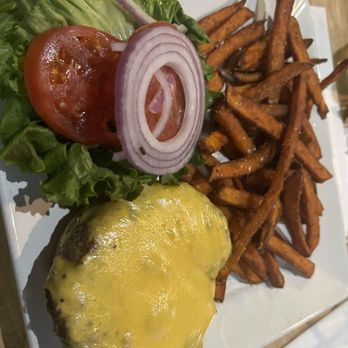 Backspin Texas Sports Bar & Grill - Build your own burger with sweet potato fries - Sports Bars Near Me - Austin, Texas Backspin Texas Sports Bar & Grill - Build your own burger with sweet potato fries - Sports Bars Near Me - Austin, Texas