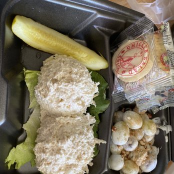 Chicken Salad Chick - 2 chicken scoops salads Original & Dixie Chick. grape salad that was not cheap to add. Not same portion in their picture. Would you pay $20? - Southern Near Me - High Point, North Carolina Chicken Salad Chick - 2 chicken scoops salads Original & Dixie Chick. grape salad that was not cheap to add. Not same portion in their picture. Would you pay $20? - Southern Near Me - High Point, North Carolina