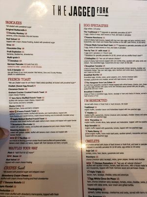 Menu photo 5 The Jagged Fork West Bloomfield Township, MI