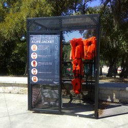 Prince Solms Park - I don't see vending device. I assume you can borrow these life jackets