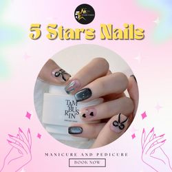 5 Stars Nails - Nail spa, nail spa near me, nail salon, nail salon near me, nail, nails
