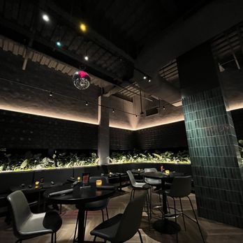La Popular - Seating area by bar - Mexican Near Me - Porter Ranch, California