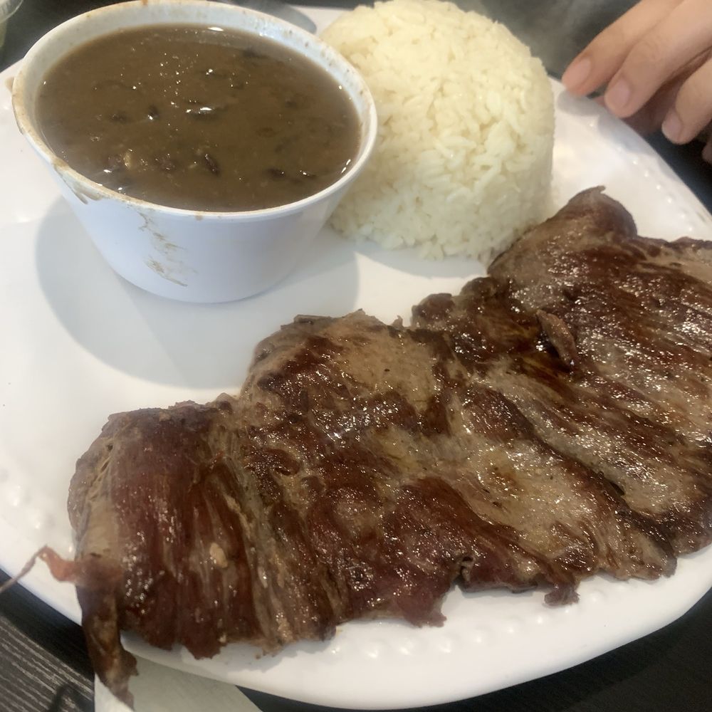 Los Andes Restaurant - Steak Milanesa and 2 Sides - Latin American Near Me - Jacksonville, Florida
